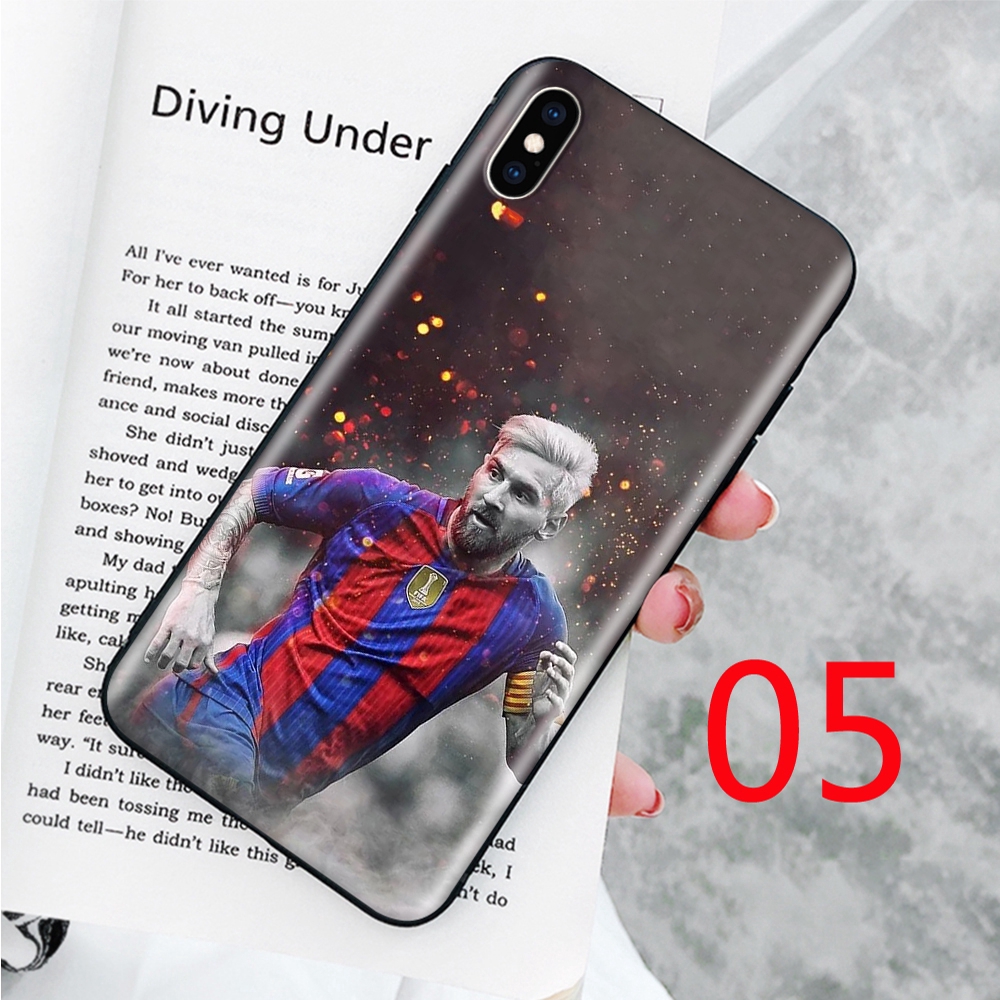 Ốp điện thoại họa tiết Lionel Messi cho iPhone 5 5s 6 6s Plus 7 8 SE X XR XS Max