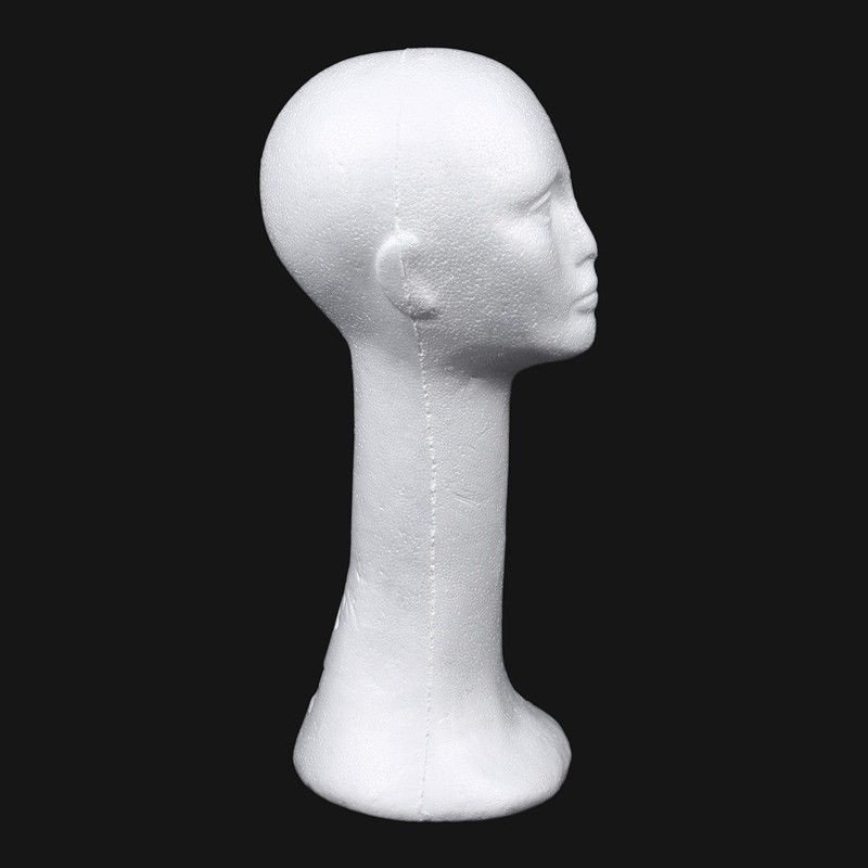 Đầu ma nơ canh nữ đội tóc giả 55 cm