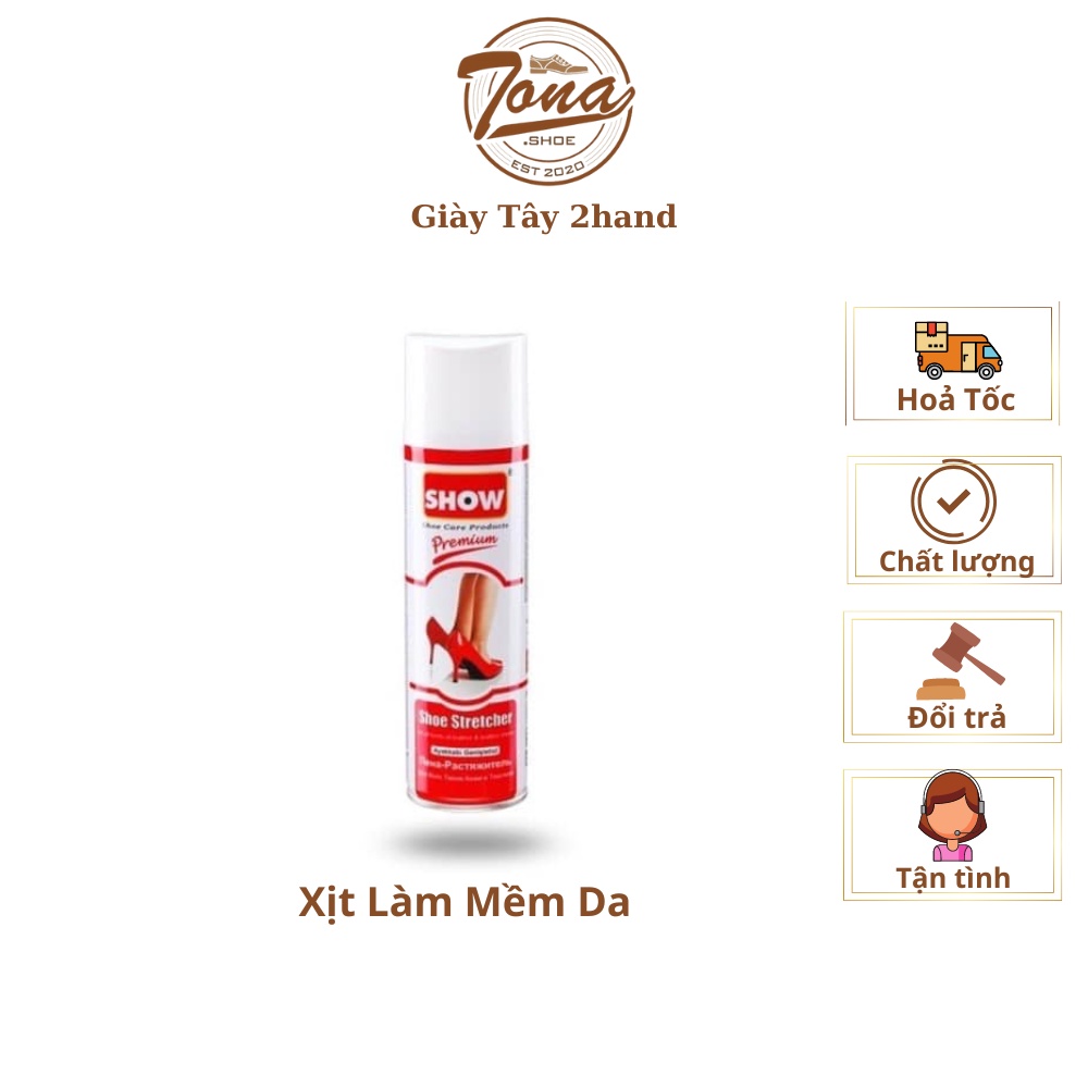 Xịt Làm Mềm Và Giãn Da Giày - Dành Cho Giày Bị Kích, Chật Size, Cọ Sát Đau Chân