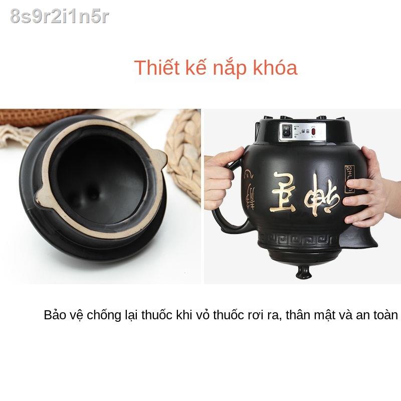 ⊙❃♗Nồi sắc thuốc bắc chống cháy nổ tự động, ấm thuốc, chiên nồi, hầm bắc, đun