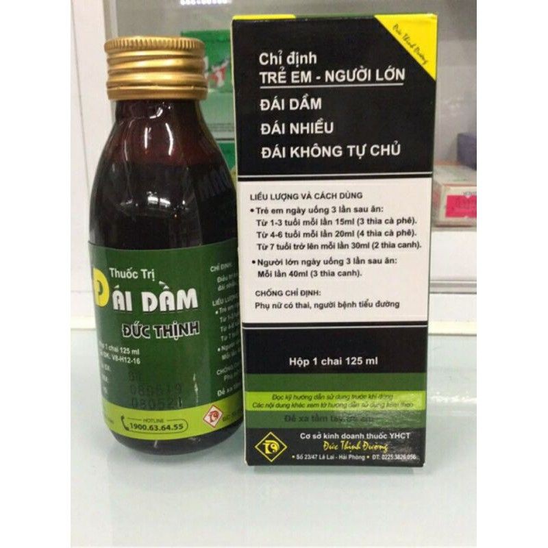 siro đái dầm đức thịnh 125 ml