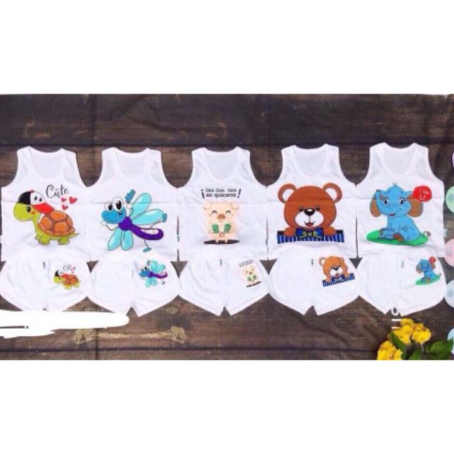 Set 5 bộ bé trai / bé gái carter in hình siêu nhân