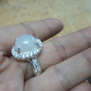 Combo 02 nhẫn bạc đính ruby và đá moon