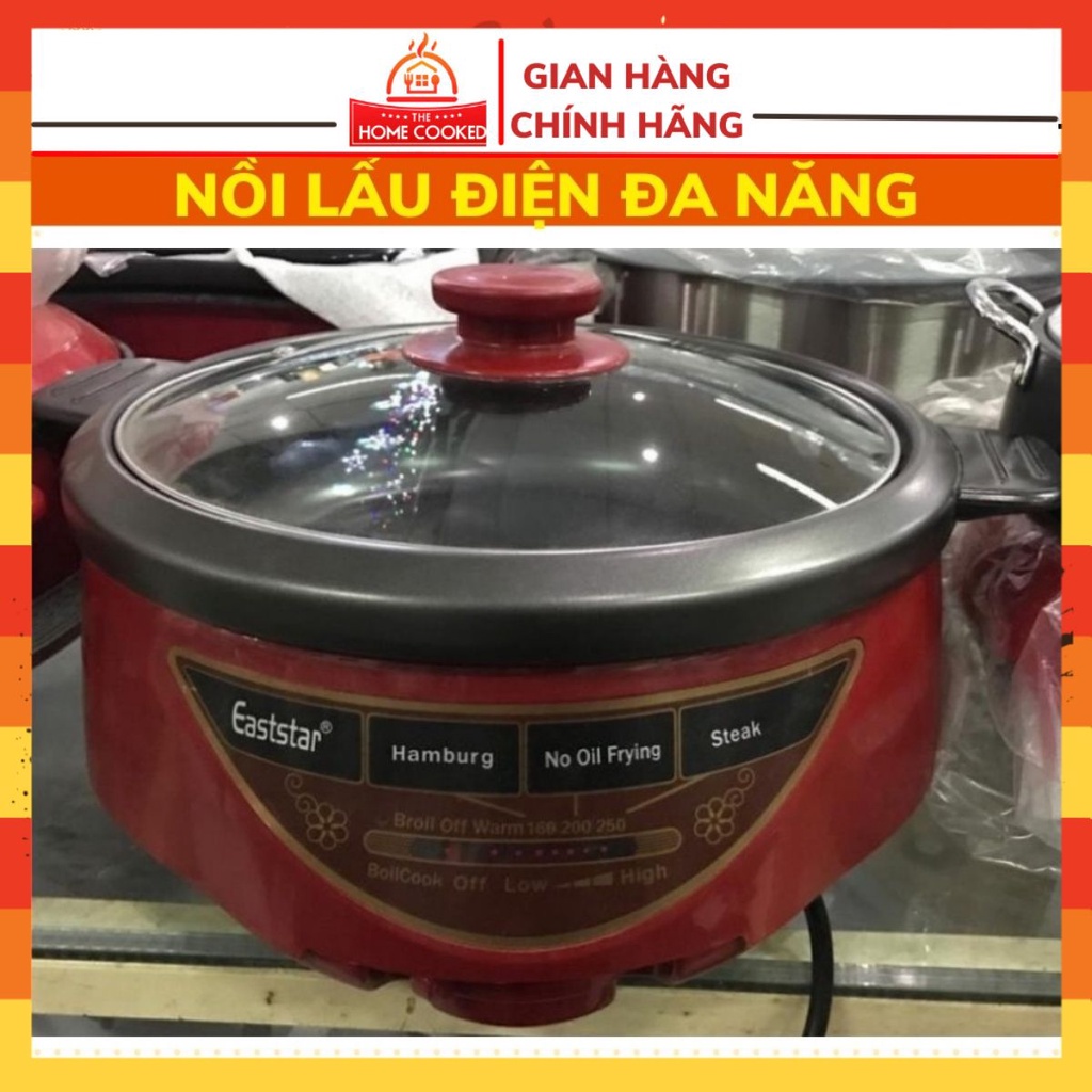 Nồi lẩu điện đa năng [FREESHIP] Bếp lẩu EASTSTAR 2,2 lít sôi nhanh, tiết kiệm điện