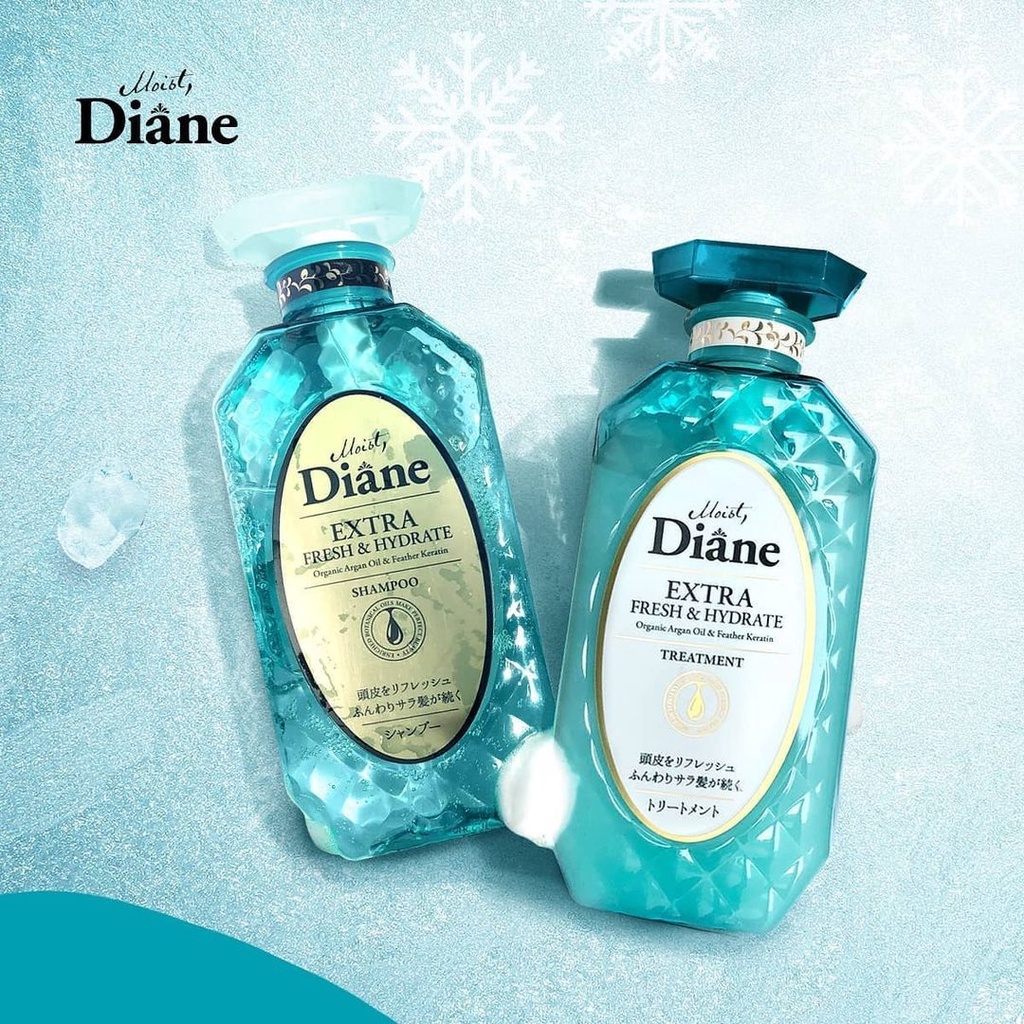 Dầu Xả Moist Diane Kiểm Soát Dầu Hương Khuynh Diệp Extra Fresh &amp; Hydrate Treatment 450ml