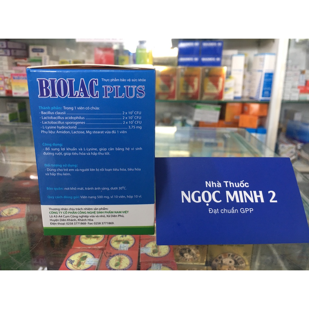 ✅  Biolac plus bổ sung lợi khuẩn và L-Lysine giúp cân bằng hệ vi sinh đường ruột.