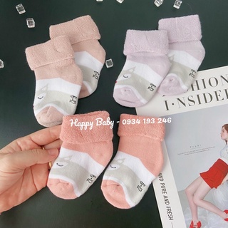 Set 3 tất len xù cao cấp cực xịn túi zip