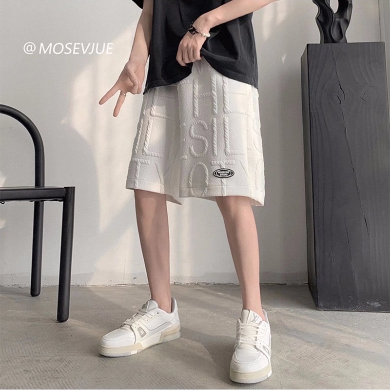 [M-3XL] Quần Short Thể Thao Nam Dáng Rộng Phong Cách Hàn Quốc Dễ Phối Đồ