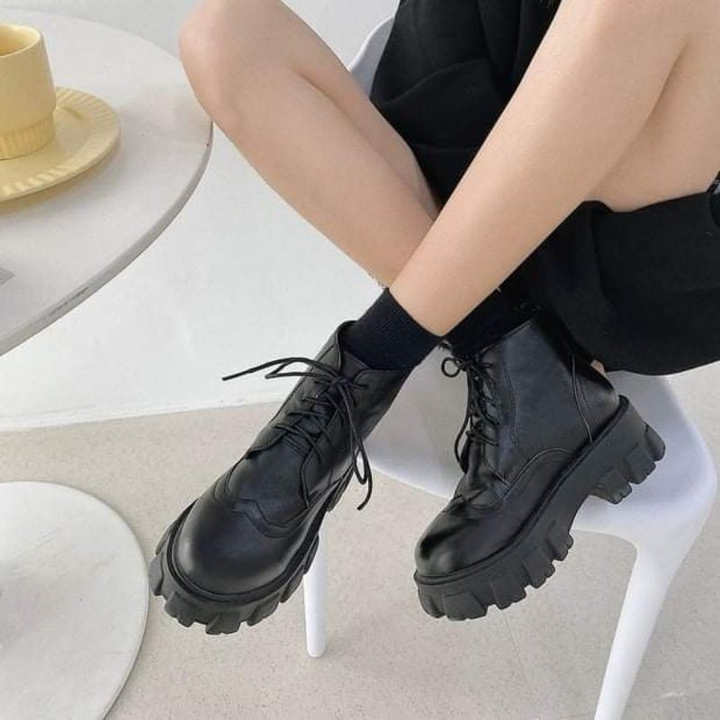 (ORDER) Boots ulzzang đế răng cưa