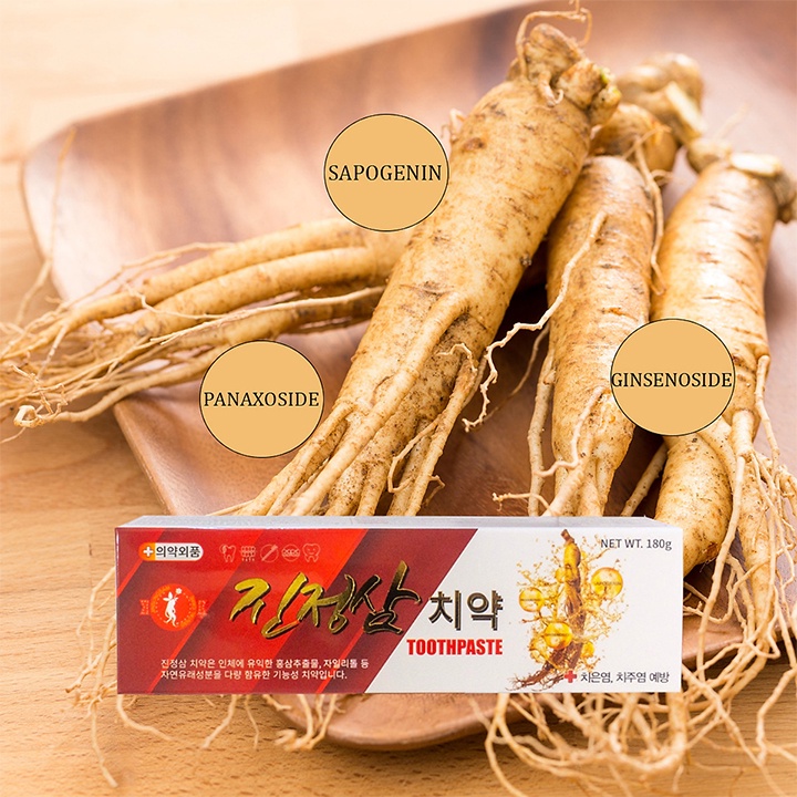 Kem Đánh Răng Thảo Dược Sâm Đỏ JinJung 180g