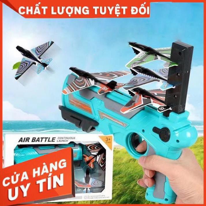 [Loại 1 - mẫu mới] Súng bắn máy bay đồ chơi, máy bay đồ chơi cho bé