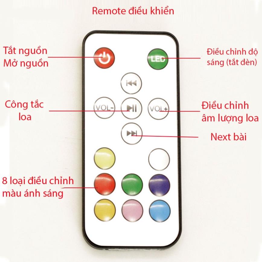 Đèn ngủ kèm loa bluetooth bay lơ lửng trong không gian - Đèn bay lơ lửng