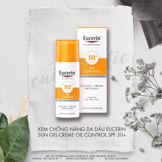 Kem chống nắng da dầu Eucerin Sun Gel-Creme Oil Control SPF 50+