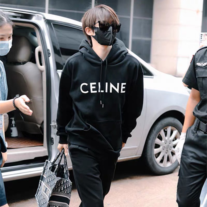 Áo Hoodie Celine Form Rộng, Nam Nữ Unisex - Áo Chất Nỉ Bông 100% Cotton | BigBuy360 - bigbuy360.vn