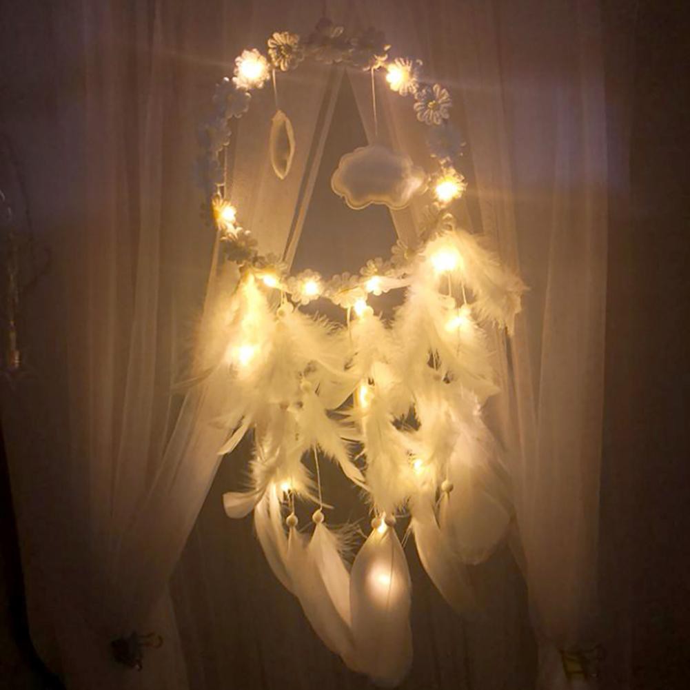 Dây đèn LED hình vòng bắt giấc mơ