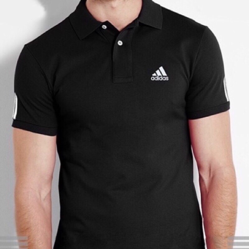 Áo polo nam chất cá sấu - Áo phông nam cổ bẻ Adidas