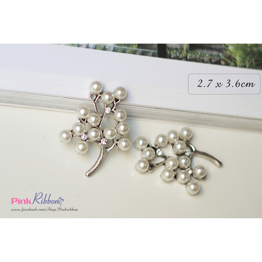 Cành lá mạ kim link 13/18 làm phụ liệu may mặc, thời trang