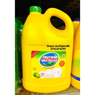 Nước rửa chén Mỹ Hảo can 3,8kg