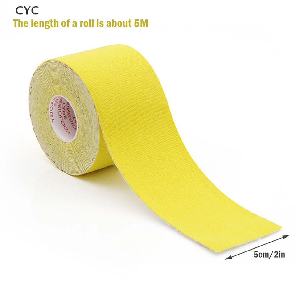 CYC 2.5CM*5M Face V Line Sports Kinesiology Tape Elastic Physio Muscle Support Tape CY