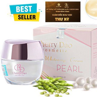 Kem face 15g dưỡng trắng da mặt ngọc trai chống nắng sps 30, giảm và ngăn ngừa xạm nám, tàn nhan, lão hóa crd cherry đào