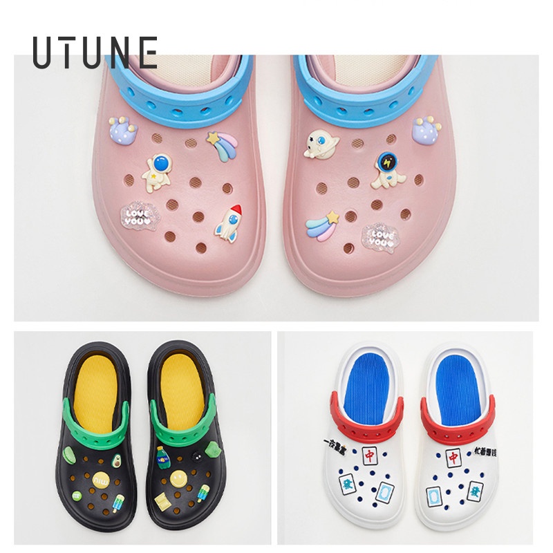 Dép xăng đan UTUNE bằng EVA dễ thương chống trượt thoáng khí cho nữ