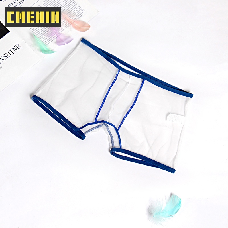 Quần lót boxer CMENIN bằng nylon mềm mại quyến rũ cho nam M0001