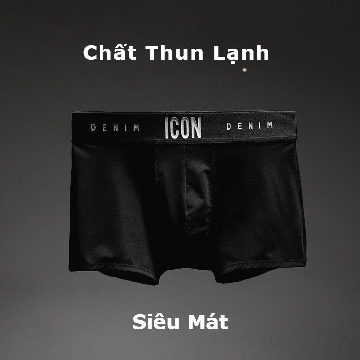 Quần sịp nam Boxer chất liệu mềm mịn, co dãn [ Mát lạnh, siêu thoải mái ]