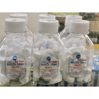 Viên muối Tinh NaCl pha xúc họng