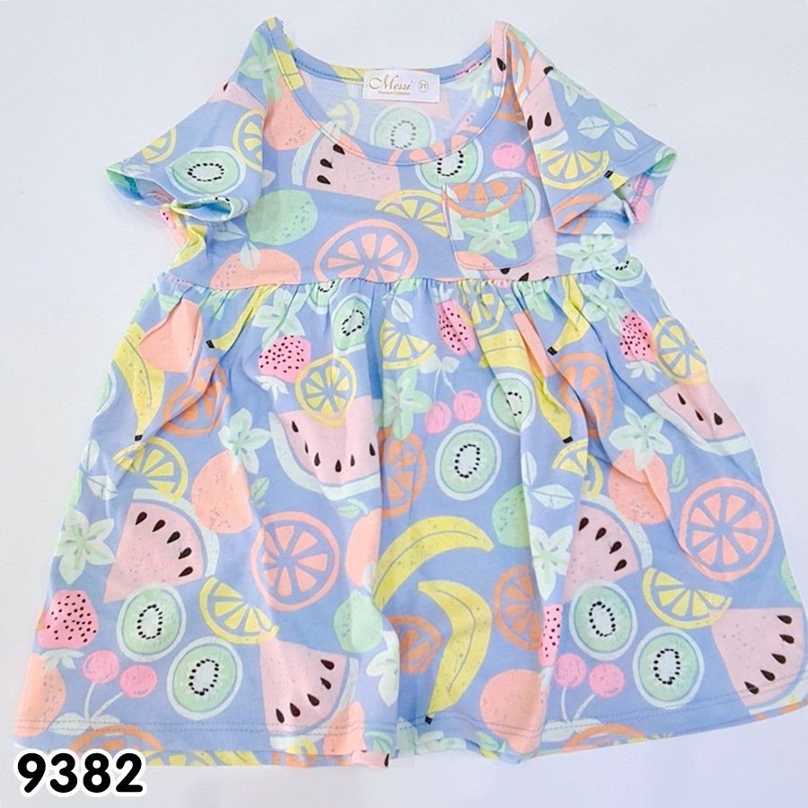 Đầm Thun Cotton Bé Gái Nhiều Mẫu Có Size Cho Bé Từ 7-19KG