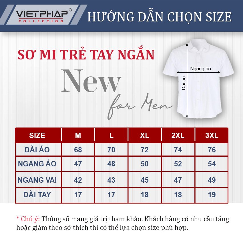 VIETPHAP Áo Sơ Mi Nam Tay Ngắn vải kakis mềm Cao Cấp 706-hàng chính hãng