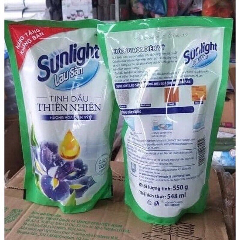 Nước lau sàn Sunlight túi 550g