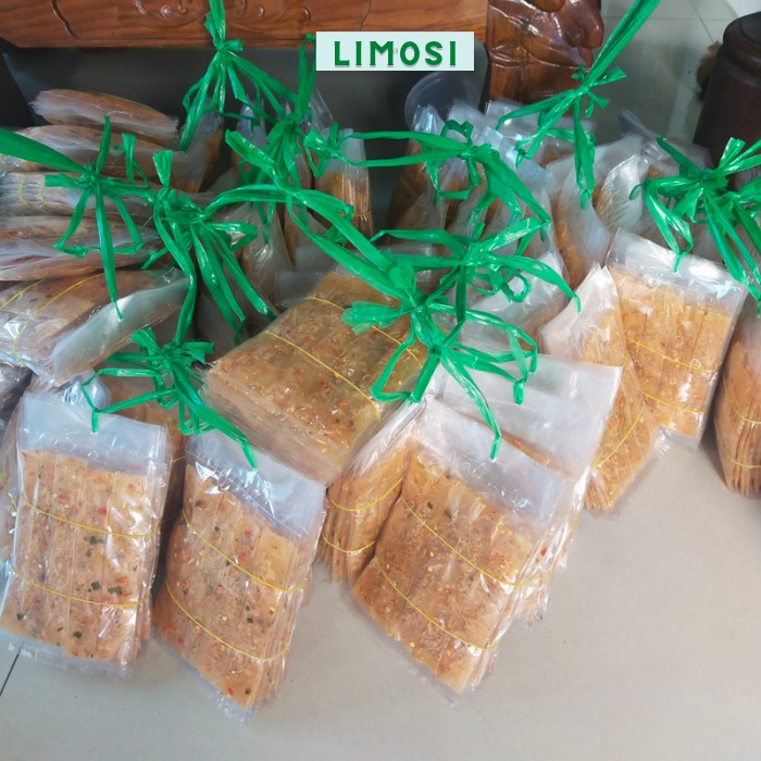 Bánh tráng dẻo tôm cuộn hành phi Tây Ninh 50 gói siêu ngon Shop limosi KX 41