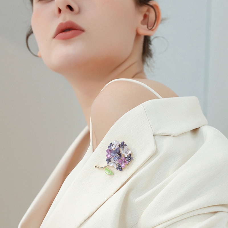 Ghim Cài Áo Hình Bông Hoa Màu Đỏ Phong Cách Nhật Hàn Đơn Giản Thời Trang