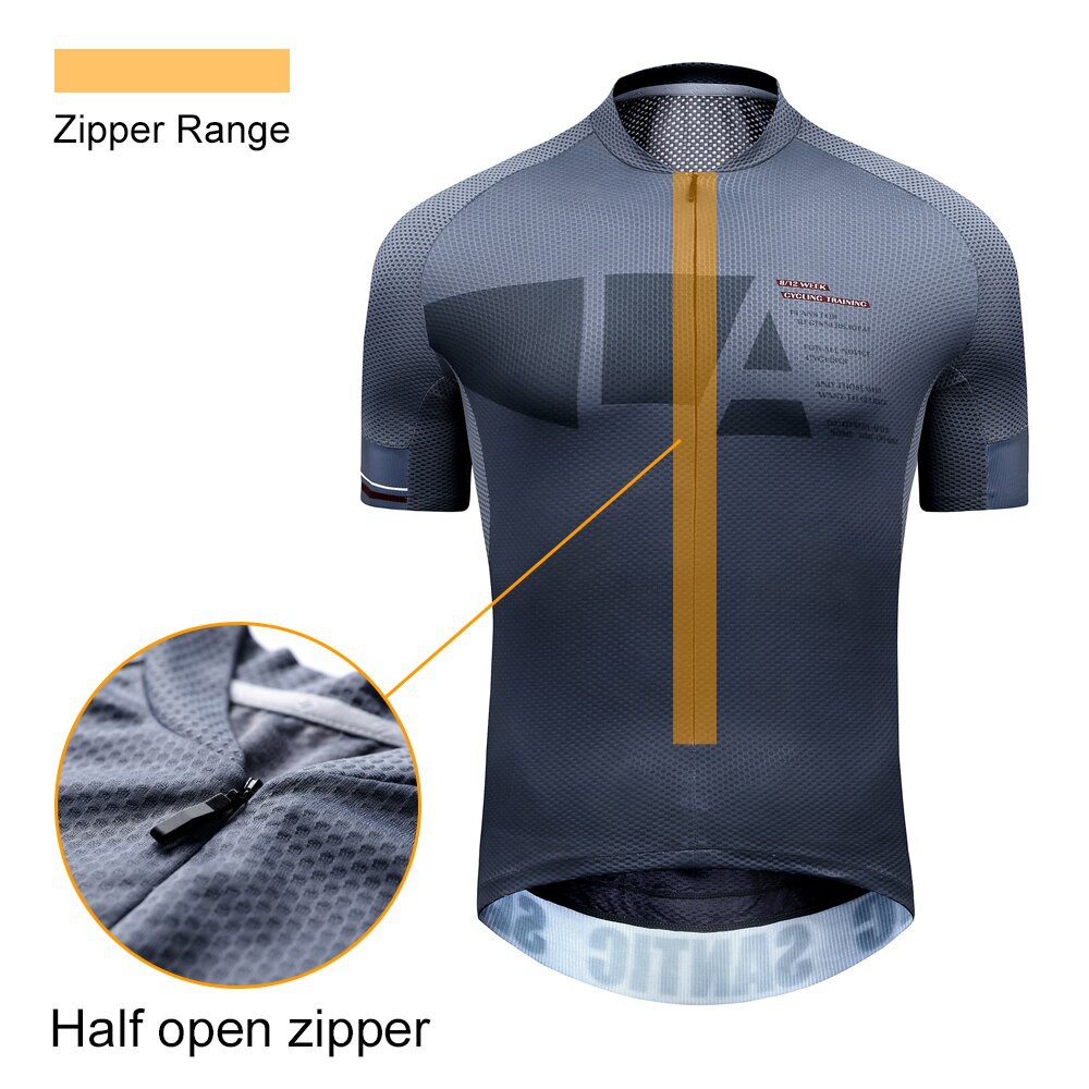 Santic Áo Thi Đấu Đạp Xe Cho Nam Áo Đạp Xe Áo Đạp Xe Áo Thi Đấu Có Khóa Kéo Mở 3/4 Nhanh Khô Thoáng Khí Cho Nam K9M2091