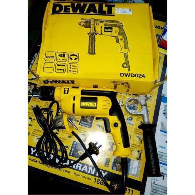 DWD024-B1 Máy khoan cầm tay 13mm Chính hãng Dewalt