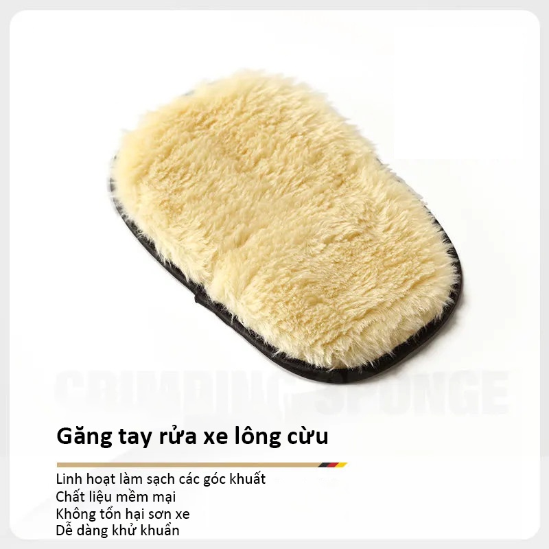 Bao tay rửa xe mềm mại RX37, găng tay lau xe, đánh bóng không xước xe máy, ô tô, thấm hút nước tốt, dễ dàng vệ sinh