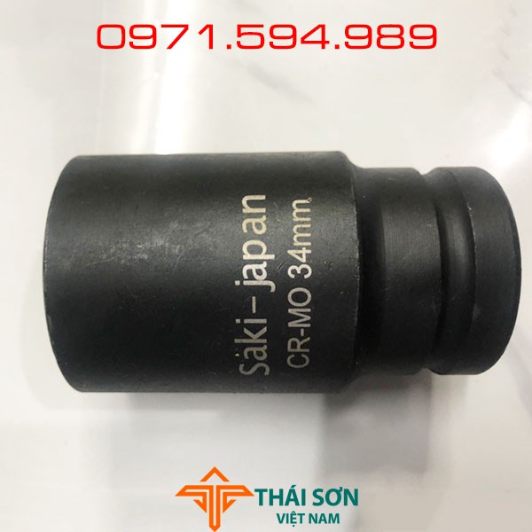 Đầu típ khẩu 1" 8cm mở kích thước từ 32mm đến 41mm. Đầu khẩu lục giác 1inch, hàng chất lượng cao, thép siêu bền
