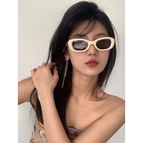 Kính Râm Thời Trang Dáng Tròn TAMBU.Mắt Kính Mát  Nam Nữ Hàn Quốc Cao Cấp Siêu Bền Chống Tia UV