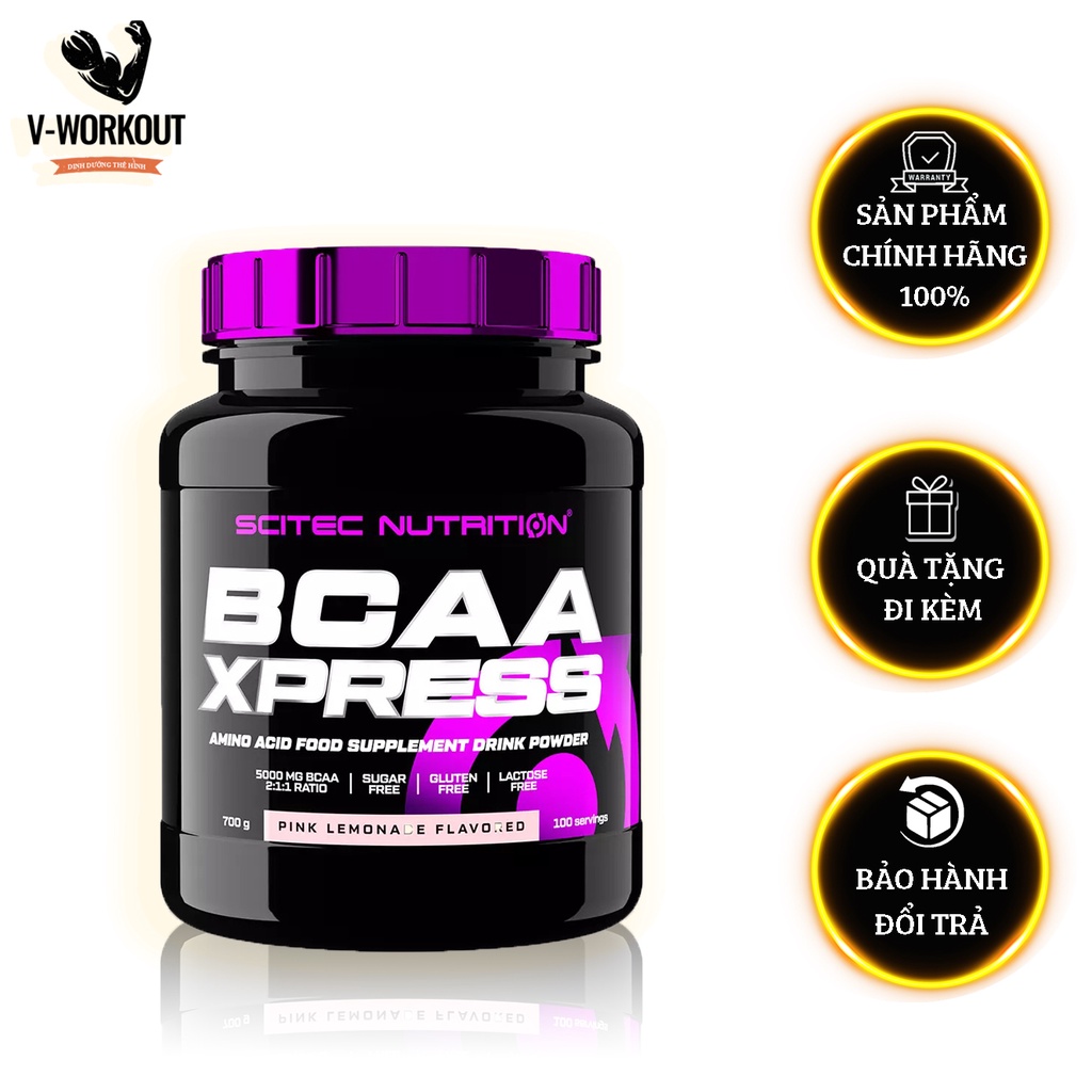 BCAA | BCAA XPRESS | Tránh Dị Hóa, Phục Hồi Và Phát Triển Cơ Bắp | SCITEC NUTRITION