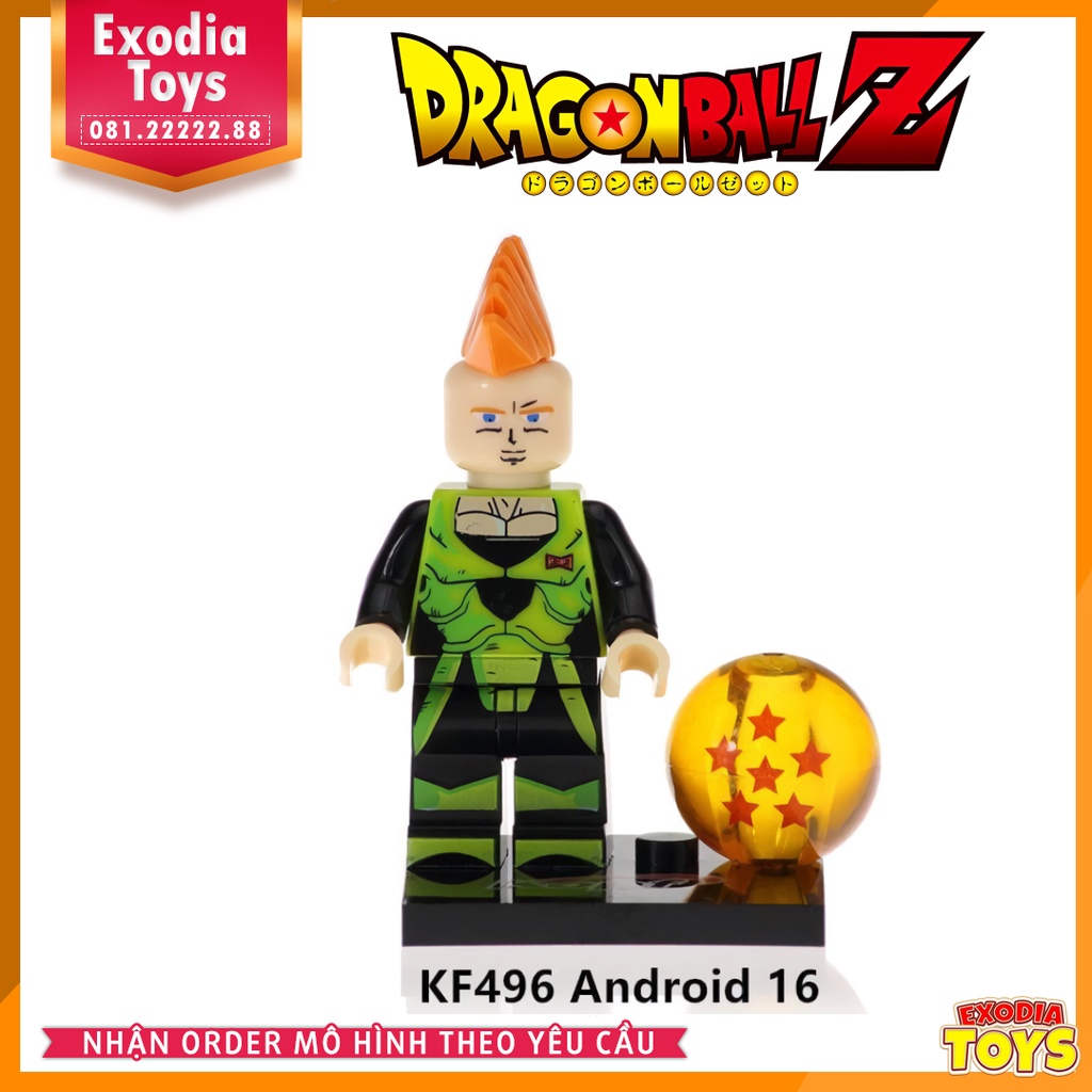 Xếp hình Minifigure nhân vật truyện manga Dragon Ball : 7 viên ngọc rồng - Đồ Chơi Lắp Ghép Sáng Tạo - KOPF KF6036