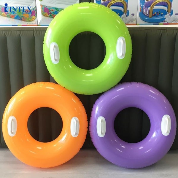 Phao bơi tròn 76cm có tay cầm INTEX 59258