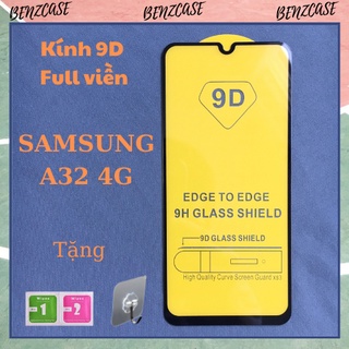 Kính cường lực 9d full màn hình viền đen cho samsung galaxy a32 4g