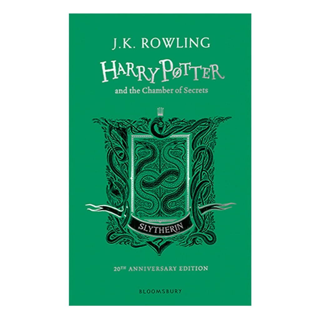 Sách - Harry Potter Part 2: Harry Potter And The Chamber Of Secrets (Hardback) Slytherin Edition
