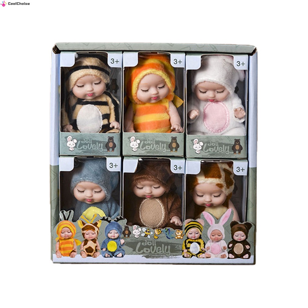 Búp Bê Em Bé Đang Ngủ Mini Dễ Thương Dùng Làm Quà Tặng