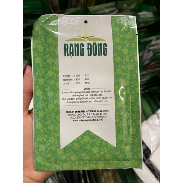 Hạt giống Rau mầm củ cải trắng Gói 50 gram dễ trồng, nhanh thu hoạch, giầu dinh dưỡng- Tỷ lệ này mầm cao