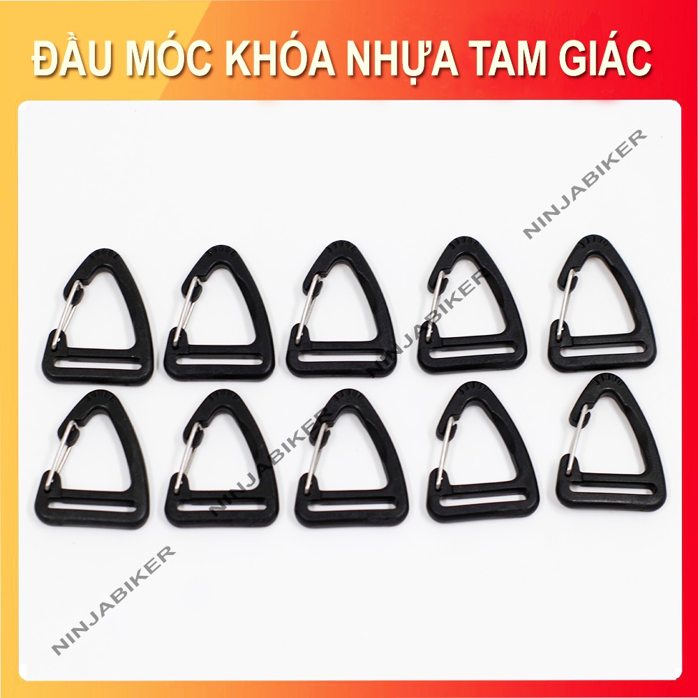 Đầu móc khóa nhựa tam giác