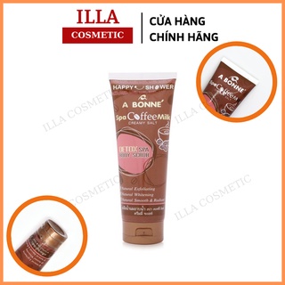 Tuýp Muối Tắm Sữa Spa A Bonne Cafe Thái Lan Coffee Milk Creamy Salt Làm Trắng Da, Tẩy Tế Bào Chết 350gr