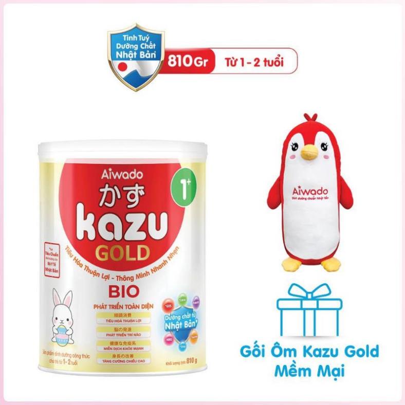 Combo 3lon Sữa bột KAZU bio 810g .Đủ số