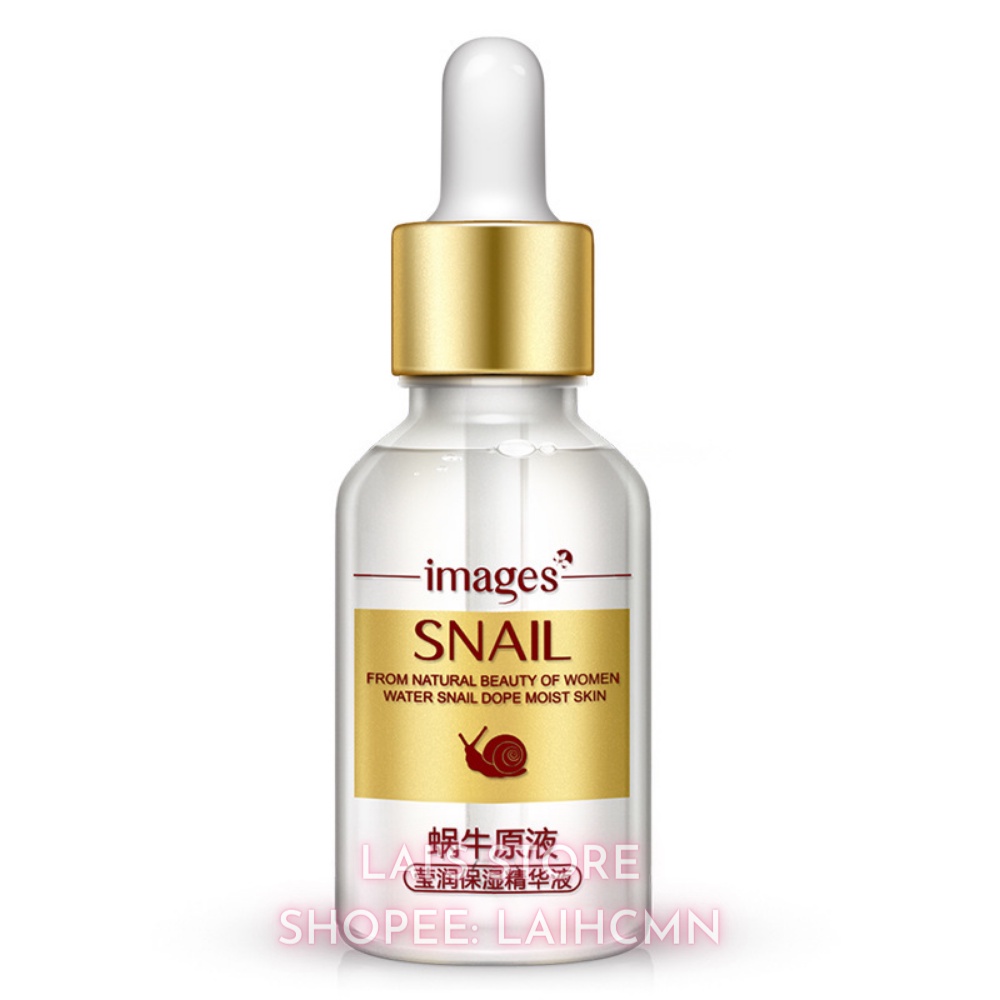 Serum Ốc Sên Images Trắng Da, Dưỡng Ẩm, Chống Lão Hóa, Thu Nhỏ Lỗ Chân Lông, Ngừa Mụn, Giảm Nếp Nhăn Vùng Mắt Chính Hãng