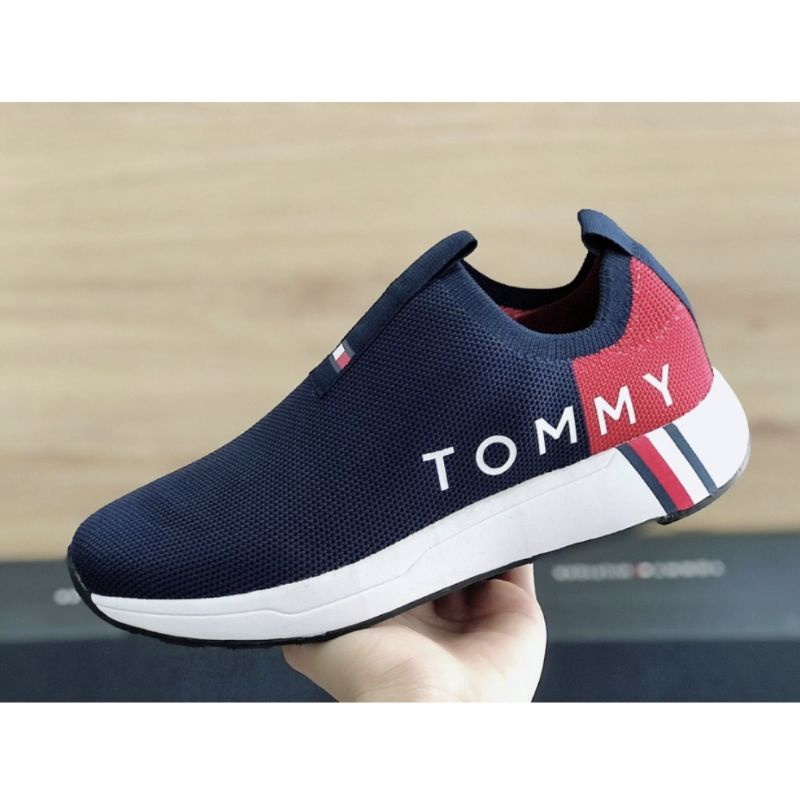 Slip on Tommy Hilfiger Aliah Sneaker Unisex  chính hãng màu xanh Dương